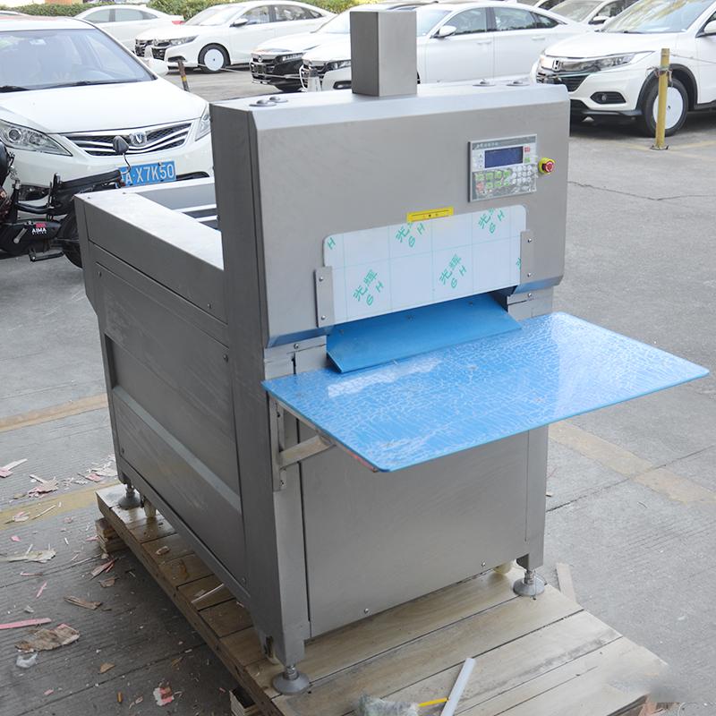 做羊肉卷、小肥牛的來看看這臺會自動送料切薄片的羊肉切卷機