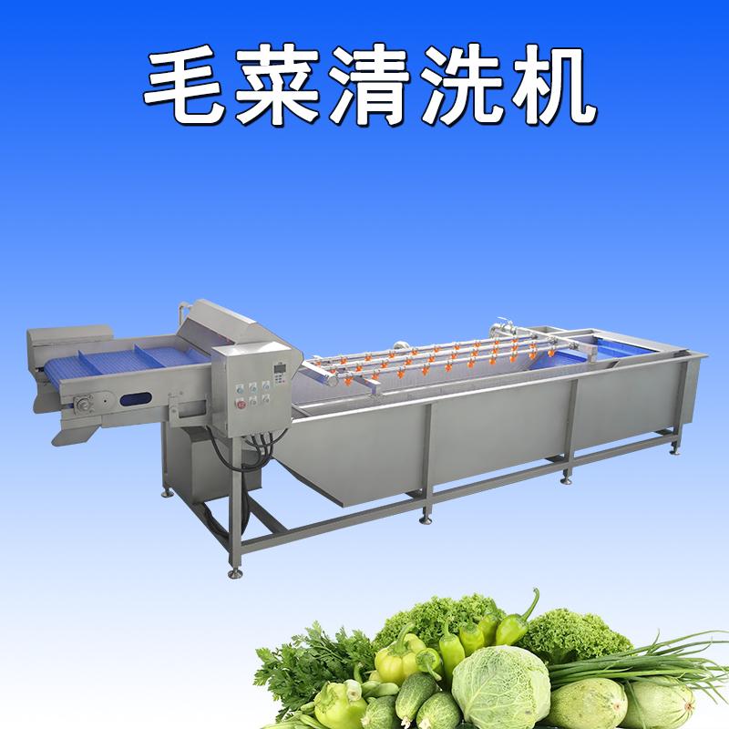 大型葉菜清洗機可將葉菜表面的污垢、沙粒和雜質(zhì)徹底清除